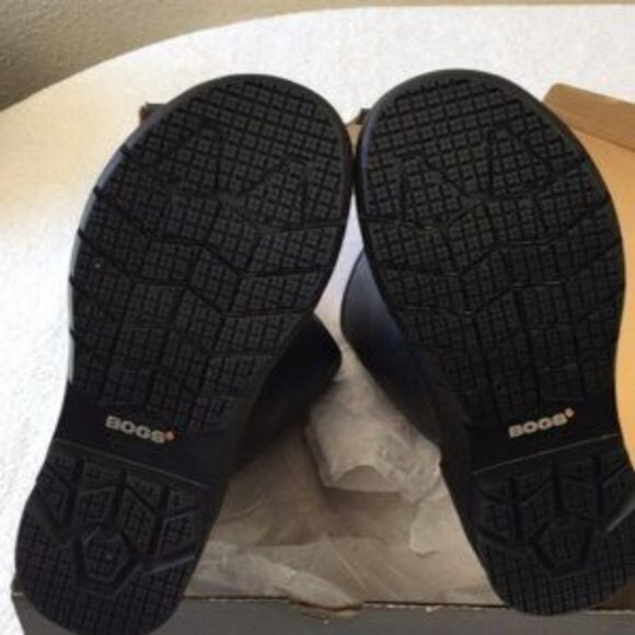 💦Unisex Men 5, Wmn 7, Bogs Boots, Grey Color Steel Toe For All Environment - Picture 9 of 10